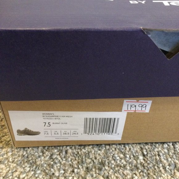 Women's Ahnu By Teva Sugarpine II Air Mesh Shoes, 7.5 New! - Picture 2 of 7